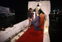 Gazebo Çadır Yelken Kulübü'nde Evlilik Teklifi Organizasyonu