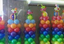 izmir organizasyon özel şekilli balon süsleme hizmeti